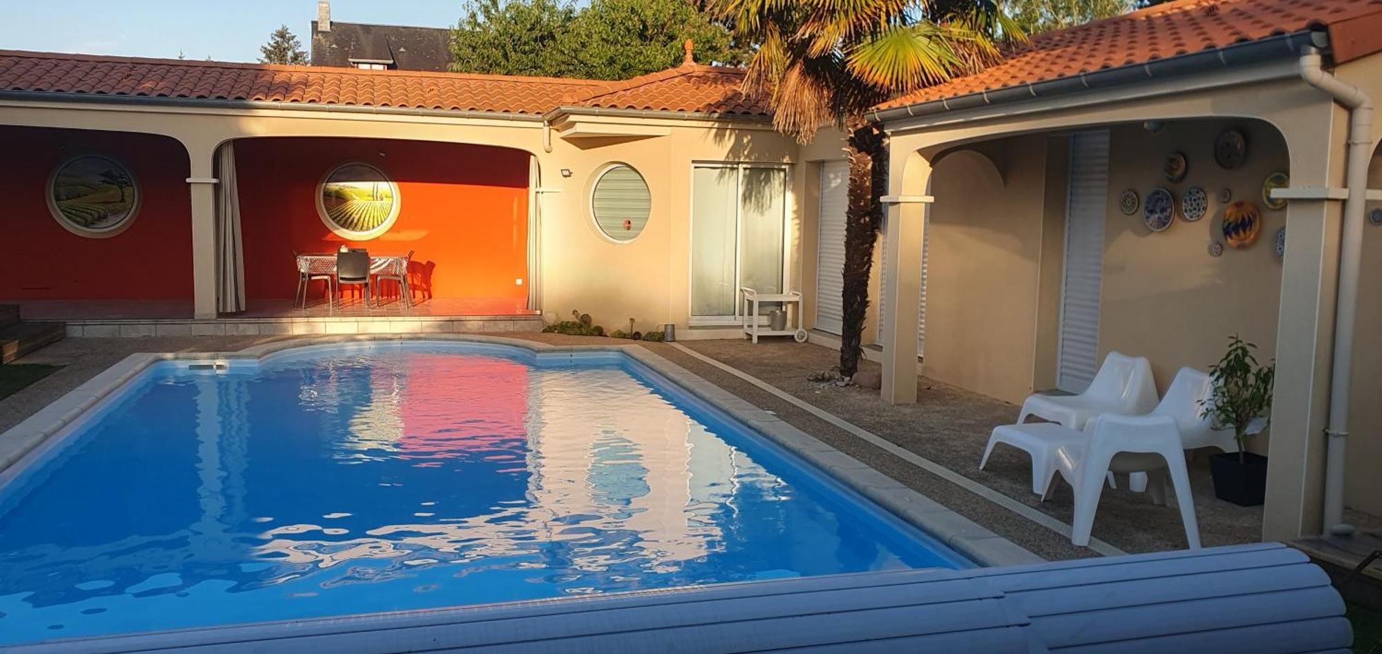 Gite Calme #2 Ou 3 Pers #Piscine #Cholet #Wifi Haut Debit #Travailleurs Thales Lacroix Et Autres Entreprises #Petits Dejeuners Et Repas Possibles Sur Demande Le May-sur-Evre Eksteriør billede
